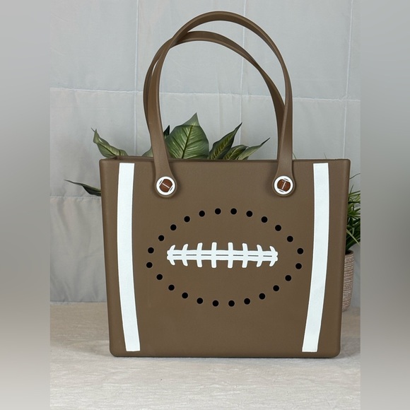 Celebrate It Football Tote - Picture 3 of 10